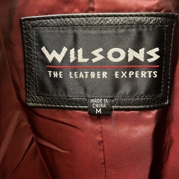 Wilson’s Black Leather Jacket - Picture 4 of 7